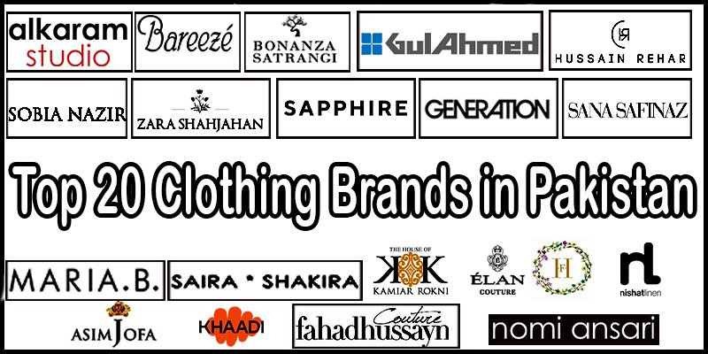 Discover the Trendsetters: The Top 20 Clothing Brands in Pakistan